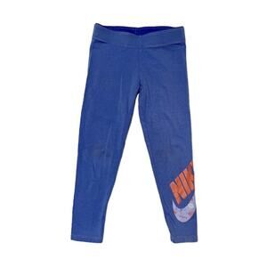 Nike Logo Stretch Leggings Size 6